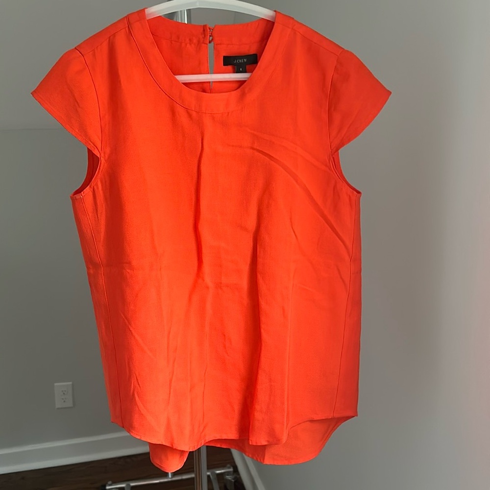 J.Crew orange shirt size 6